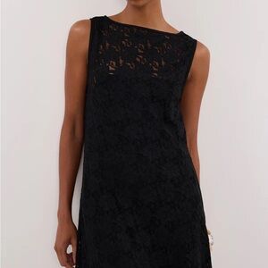 DISSH LOULA BLACK LACE MIDI DRESS